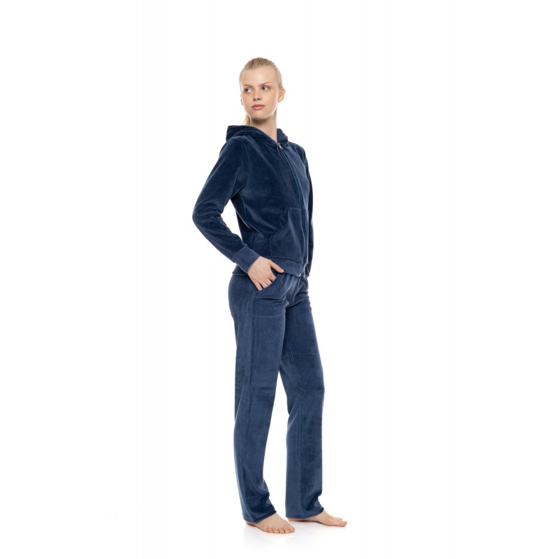 W2036 - Cosmos Blue - Trucksuit Velvet Stripe- (W2036)