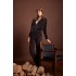 W2037 - Cosmos Blue - Trucksuit High Neck Velvet Stripe- (W2037)