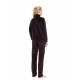 W2037 - Off White - Trucksuit High Neck Velvet Stripe- (W2037)