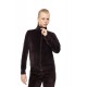 W2037 - Off White - Trucksuit High Neck Velvet Stripe- (W2037)