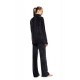 W2040 - Grey Charcoal - Trucksuit High Neck Velvet Furley Stripe- (W2040) W2040 - Grey Charcoal - Trucksuit High Neck Velvet Furley Stripe- (W2040)