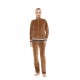 W2044 - Sand - Trucksuit High Neck Velvet Knit- (W2044) W2044 - Sand - Trucksuit High Neck Velvet Knit- (W2044)