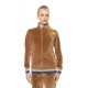 W2044 - Sand - Trucksuit High Neck Velvet Knit- (W2044) W2044 - Sand - Trucksuit High Neck Velvet Knit- (W2044)