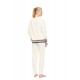 W2045 - Off White - Loungewear Velvet Knit- (W2045)