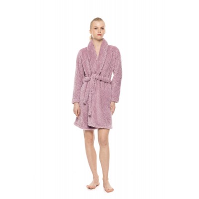 W2048 - Sand - Robe Fleece Jaquard- (W2048)