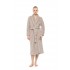 W2049 - Dusty Pink - Robe Long Fleece Jaquard- (W2049)