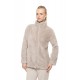W2050 - Dusty Pink - Robe Zipper Fleece Jaquard- (W2050)