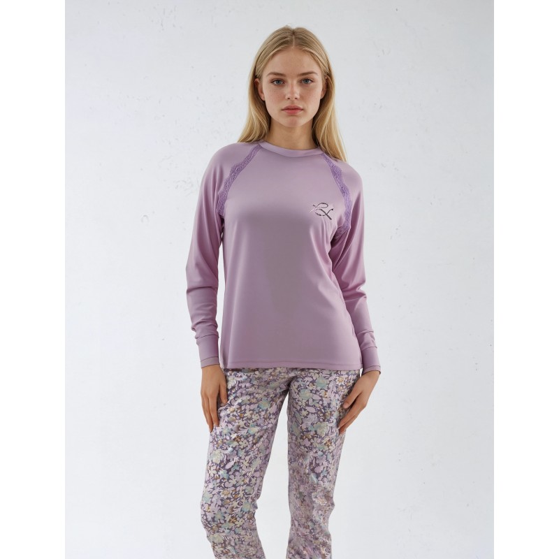 W527 - Type - PYJAMA PINK FLOWERS- (W527) W527 - Type - PYJAMA PINK FLOWERS- (W527)