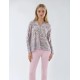 W531 - Type - PYJAMA PINK FLOWERS- (W531) W531 - Type - PYJAMA PINK FLOWERS- (W531)