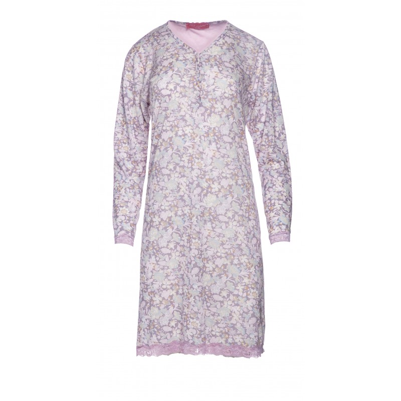 W533 - Type - NIGHTGOWN PINK FLOWERS- (W533) W533 - Type - NIGHTGOWN PINK FLOWERS- (W533)