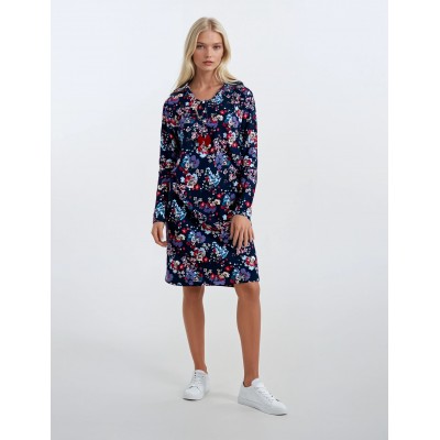W537 - Type - NIGHTGOWN BORDO FLOWERS- (W537) W537 - Type - NIGHTGOWN BORDO FLOWERS- (W537)