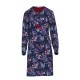 W537 - Type - NIGHTGOWN BORDO FLOWERS- (W537) W537 - Type - NIGHTGOWN BORDO FLOWERS- (W537)