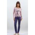 W590 - Type - PYJAMA PURPLE LEAVES- (W590)