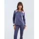 W593 - Type - PYJAMA PURPLE LEAVES- (W593)