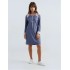 W594 - Type - NIGHTGOWN PURPLE LEAVES- (W594)