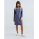 W594 - Type - NIGHTGOWN PURPLE LEAVES- (W594)