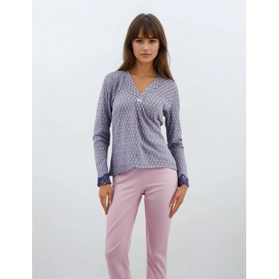 W600 - Type - PYJAMA PINK FLOWERS- (W600) W600 - Type - PYJAMA PINK FLOWERS- (W600)