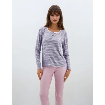 W601 - Type - PYJAMA PINK FLOWERS- (W601) W601 - Type - PYJAMA PINK FLOWERS- (W601)