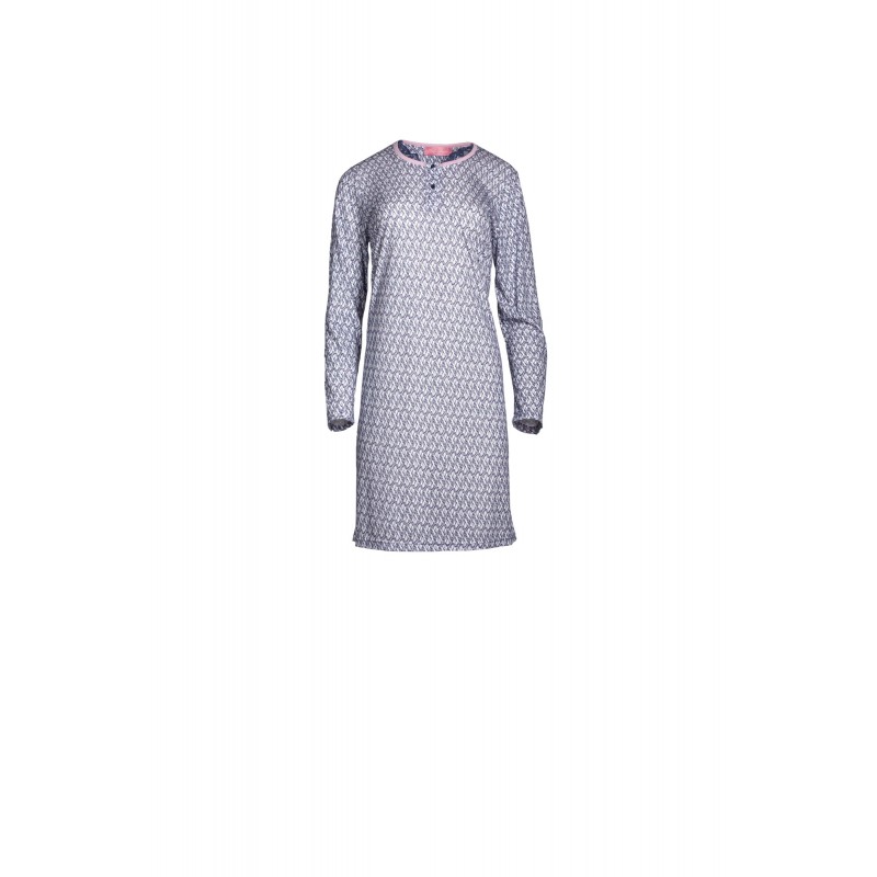 W602 - Type - NIGHTGOWN PINK FLOWERS- (W602) W602 - Type - NIGHTGOWN PINK FLOWERS- (W602)