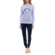 W606 - Light Blue - PIJAMA BLUE DOT- (W606) W606 - Light Blue - PIJAMA BLUE DOT- (W606)