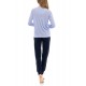 W606 - Light Blue - PIJAMA BLUE DOT- (W606) W606 - Light Blue - PIJAMA BLUE DOT- (W606)