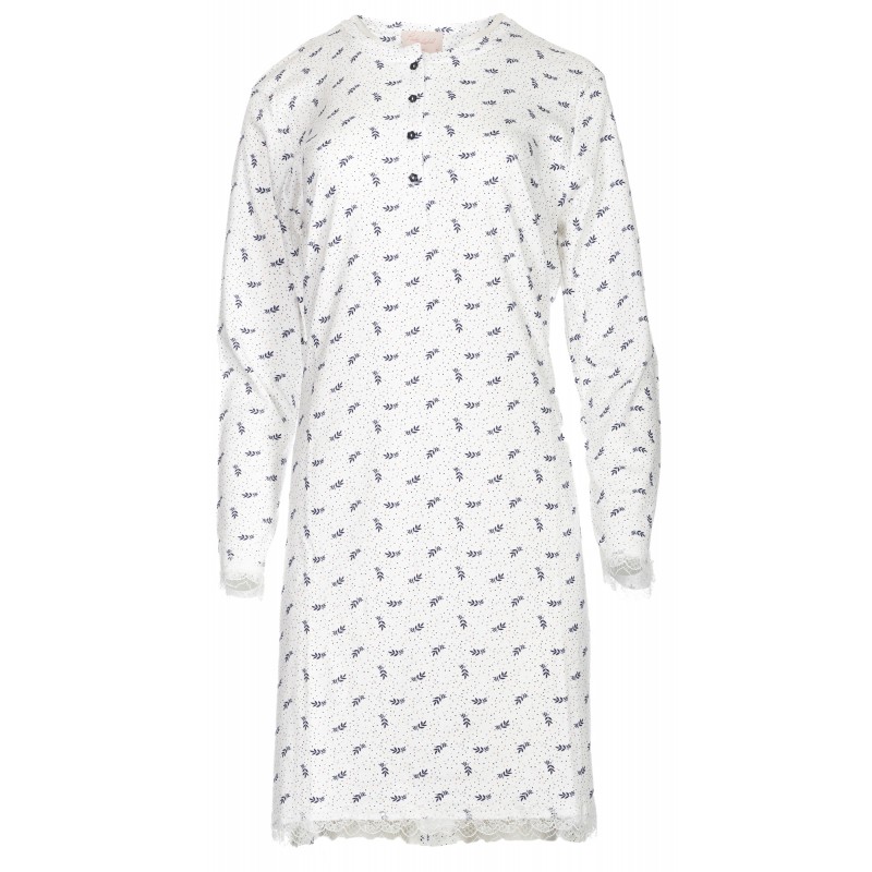 W633 - Type - NIGHTGOWN WHITE FLOWER- (W633)