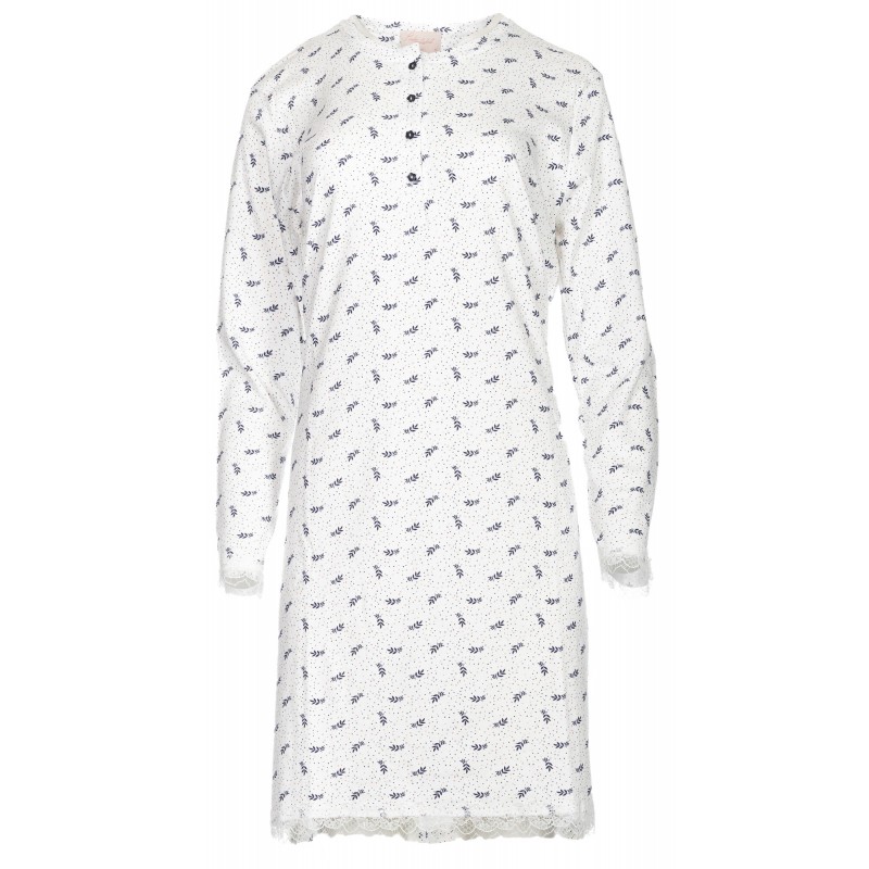 W633 - Type - NIGHTGOWN WHITE FLOWER- (W633) W633 - Type - NIGHTGOWN WHITE FLOWER- (W633)
