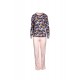 W645 - Type - PYJAMA BLACK FLOWER- (W645) W645 - Type - PYJAMA BLACK FLOWER- (W645)