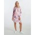 W650 - Type - NIGHTGOWN PINK/GREY FLOWER- (W650)