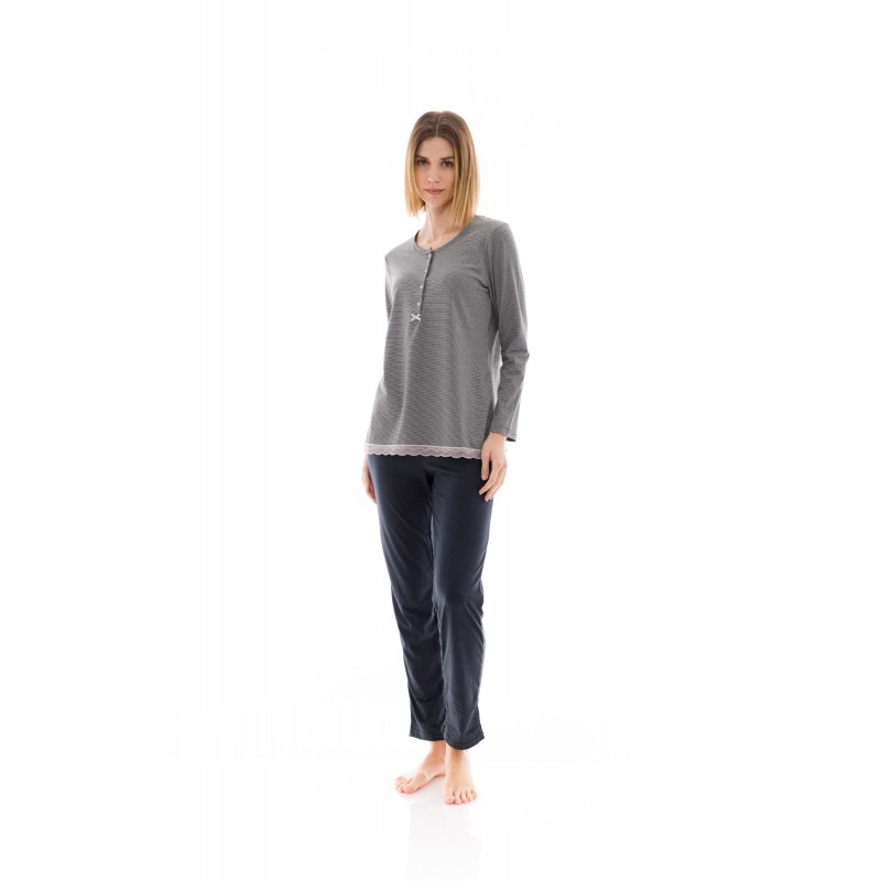 W658 - Type - PIJAMA GREY STRIPE- (W658) W658 - Type - PIJAMA GREY STRIPE- (W658)