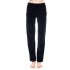 W701 - Black - Velvet Pants Classic Fit- (W701)