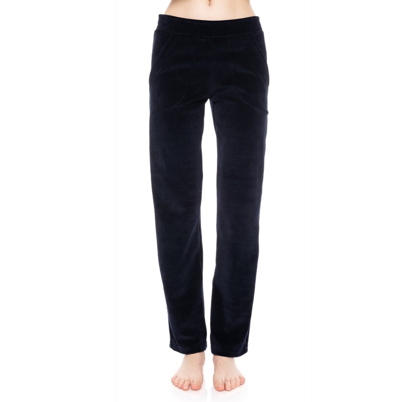 W701 - Black - Velvet Pants Classic Fit- (W701) W701 - Black - Velvet Pants Classic Fit- (W701)