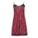 W729 - Type - NIGHTGOWN 2PCS RED LEOPARD- (W729) W729 - Type - NIGHTGOWN 2PCS RED LEOPARD- (W729)