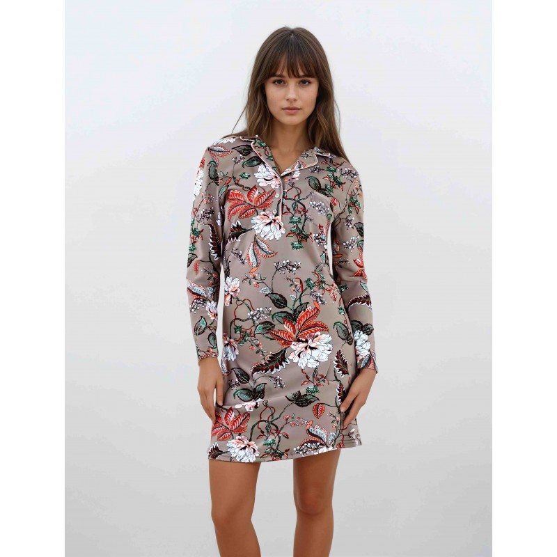 W755 - Type - Nightgown Peony Bloom- (W755) W755 - Type - Nightgown Peony Bloom- (W755)