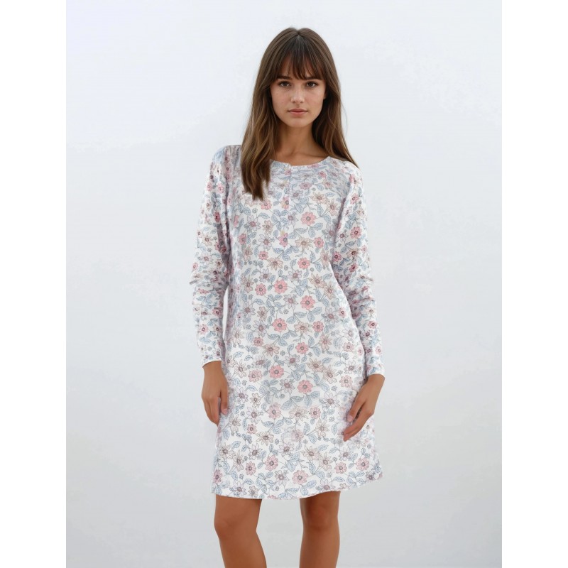 W793 - Type - NIGHTGOWN FLORAL- (W793) W793 - Type - NIGHTGOWN FLORAL- (W793)
