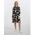 W904 - Type - NIGHTGOWN BLACK FLOWERS- (W904)