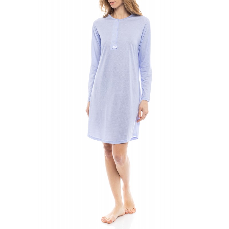 W907 - Type - NIGHTGOWN BLUE DOTS- (W907) W907 - Type - NIGHTGOWN BLUE DOTS- (W907)