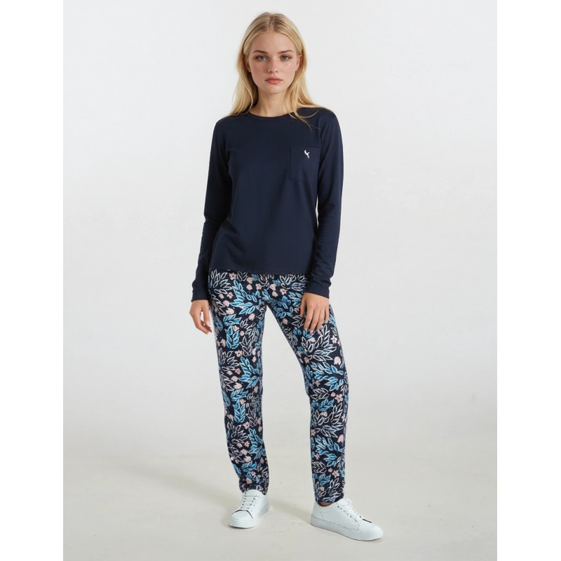 W944 - Type - PYJAMA MIDNIGHT FLOWERS- (W944) W944 - Type - PYJAMA MIDNIGHT FLOWERS- (W944)