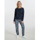 W944 - Type - PYJAMA MIDNIGHT FLOWERS- (W944) W944 - Type - PYJAMA MIDNIGHT FLOWERS- (W944)