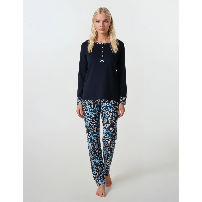 W945 - Type - PYJAMA MIDNIGHT FLOWERS- (W945) W945 - Type - PYJAMA MIDNIGHT FLOWERS- (W945)