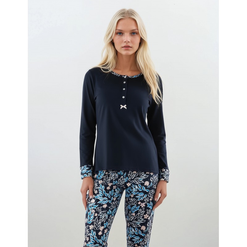 W945 - Type - PYJAMA MIDNIGHT FLOWERS- (W945) W945 - Type - PYJAMA MIDNIGHT FLOWERS- (W945)