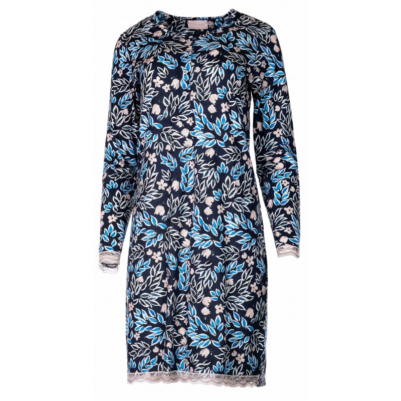 W948 - Type - NIGHTGOWN MIDNIGHT FLOWERS- (W948) W948 - Type - NIGHTGOWN MIDNIGHT FLOWERS- (W948)