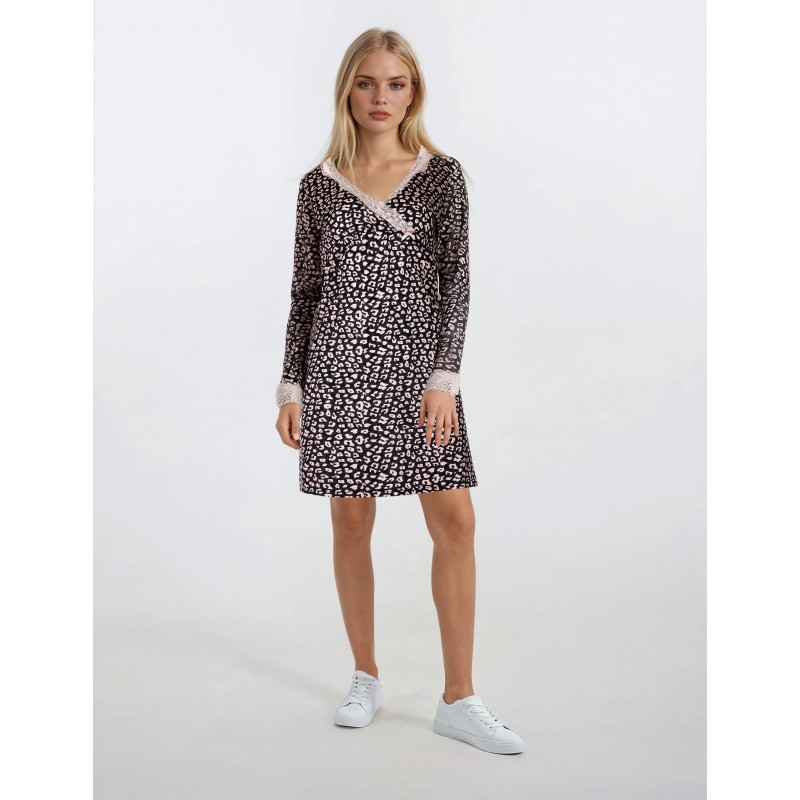 W958 - Type - NIGHTGOWN BLUE LEO- (W958)
