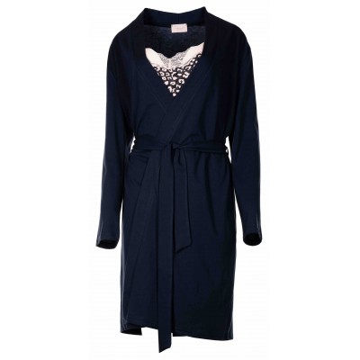 W959 - Type - NIGHTGOWN+ROBE 2PCS BLUE LEO- (W959) W959 - Type - NIGHTGOWN+ROBE 2PCS BLUE LEO- (W959)