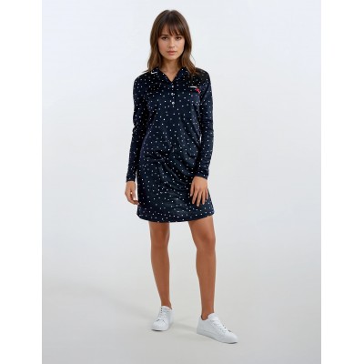 W967 - Type - NIGHTGOWN BLUE DOT - (W967) W967 - Type - NIGHTGOWN BLUE DOT - (W967)