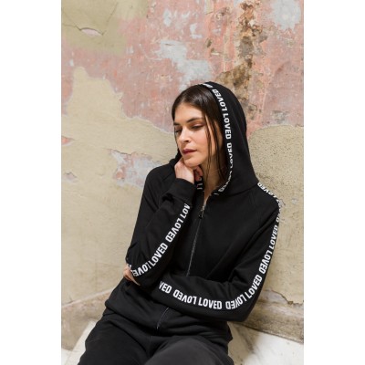 W973 - Black - HOMEWEAR LOVE- (W973) W973 - Black - HOMEWEAR LOVE- (W973)
