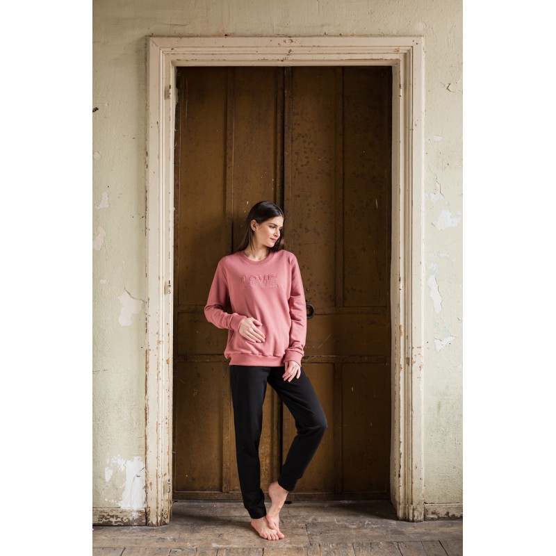 W974 - Dusty Pink - HOMEWEAR LOVE- (W974) W974 - Dusty Pink - HOMEWEAR LOVE- (W974)