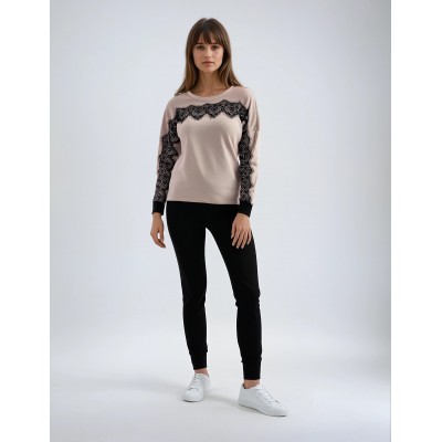 W977 - Skin - HOMEWEAR BLACK LACE- (W977) W977 - Skin - HOMEWEAR BLACK LACE- (W977)