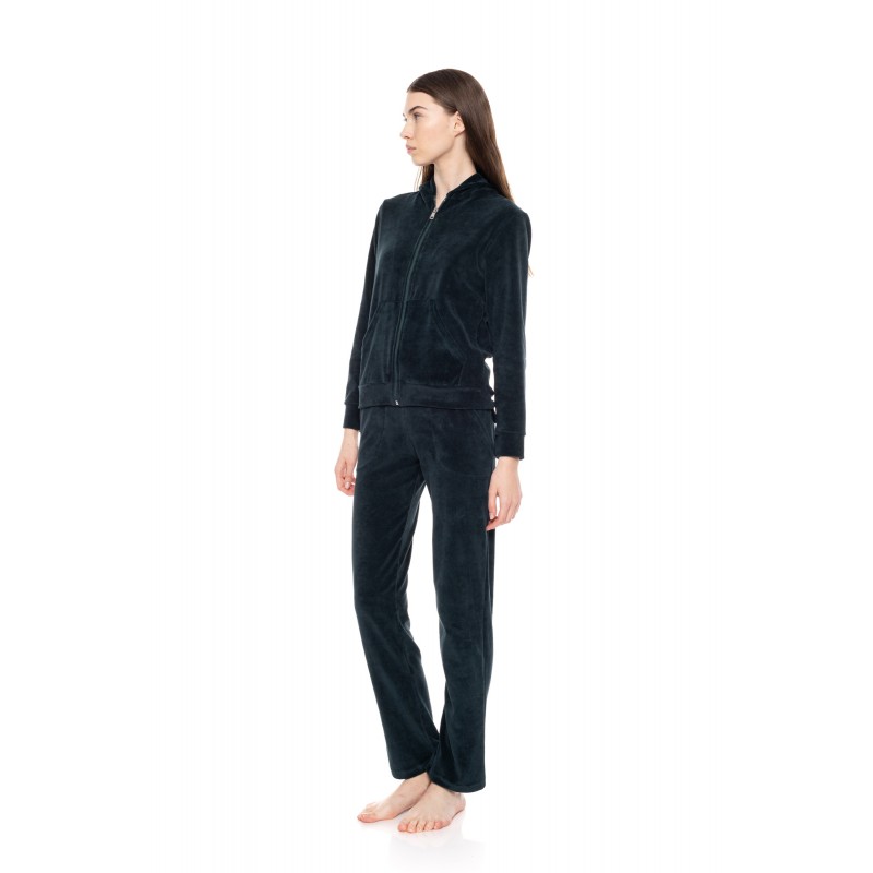 WN-1000 - Black - TRACKSUIT VELVET NOS HOOD- (WN-1000) WN-1000 - Black - TRACKSUIT VELVET NOS HOOD- (WN-1000)