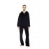 WN-1002 - Black - Velvet Tracsuit Set Wide fit Hood- (WN-1002)